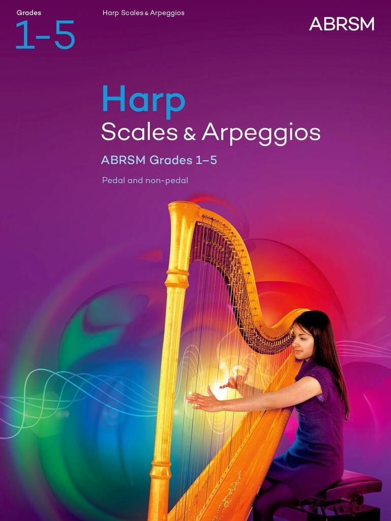 ABRSM Harp Scales and Arpeggios Grade 1-5 2025