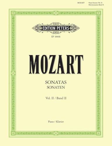 Mozart Piano Sonatas Vol2 Nos11-19 PETERS EP1800B