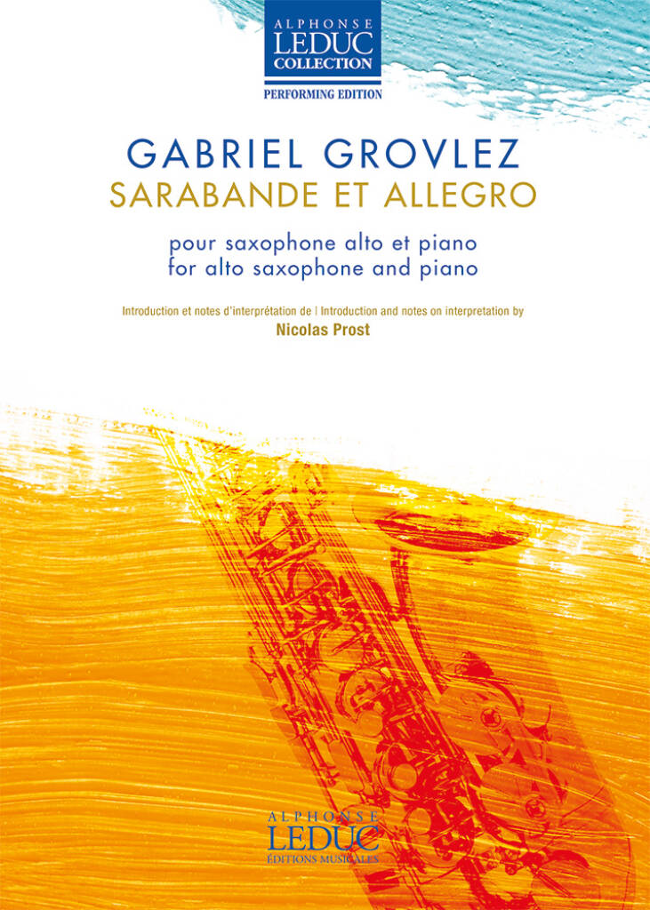 Grovlez Sarabande & Allegro Sax Alto Leduc AL30980