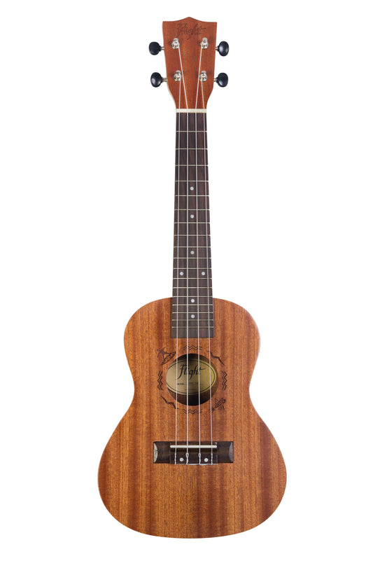 Ukulele Flight Conc Sapele w/Bag NUC310