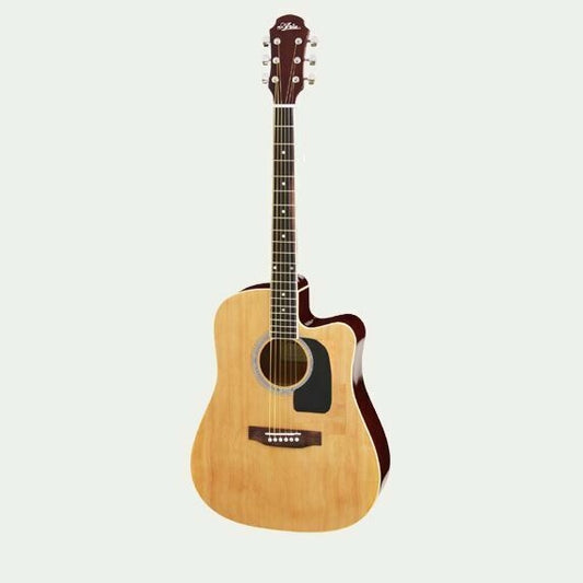 Aria Acoustic Guitar Cutaway Natural TG-1