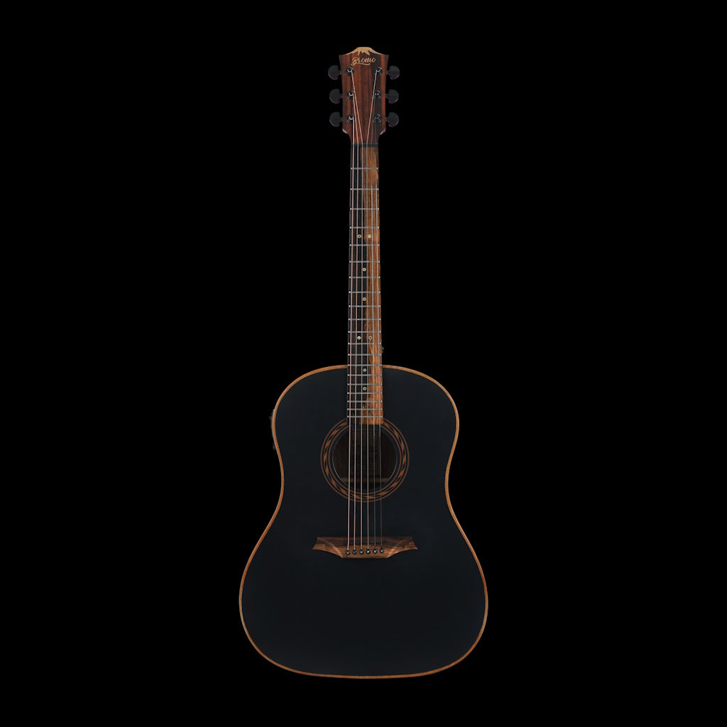 Bromo Tahoma Electro Acoustic Guitar Black BAT9MEbk