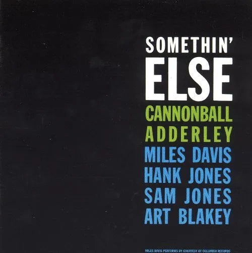 Cannonball Adderley Somehin Else CD