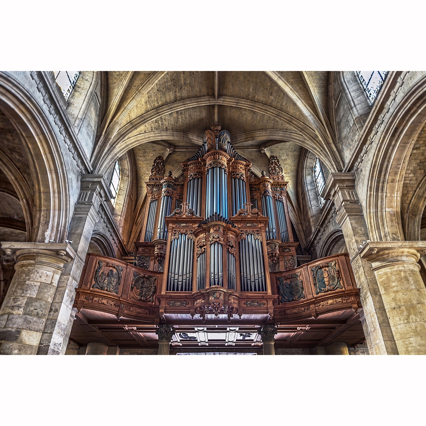 Card cathedral organ MG