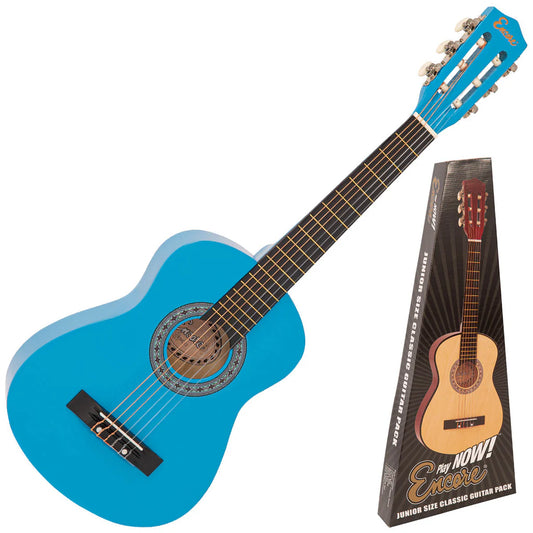 Encore Junior Guitar Classical Blue Pack