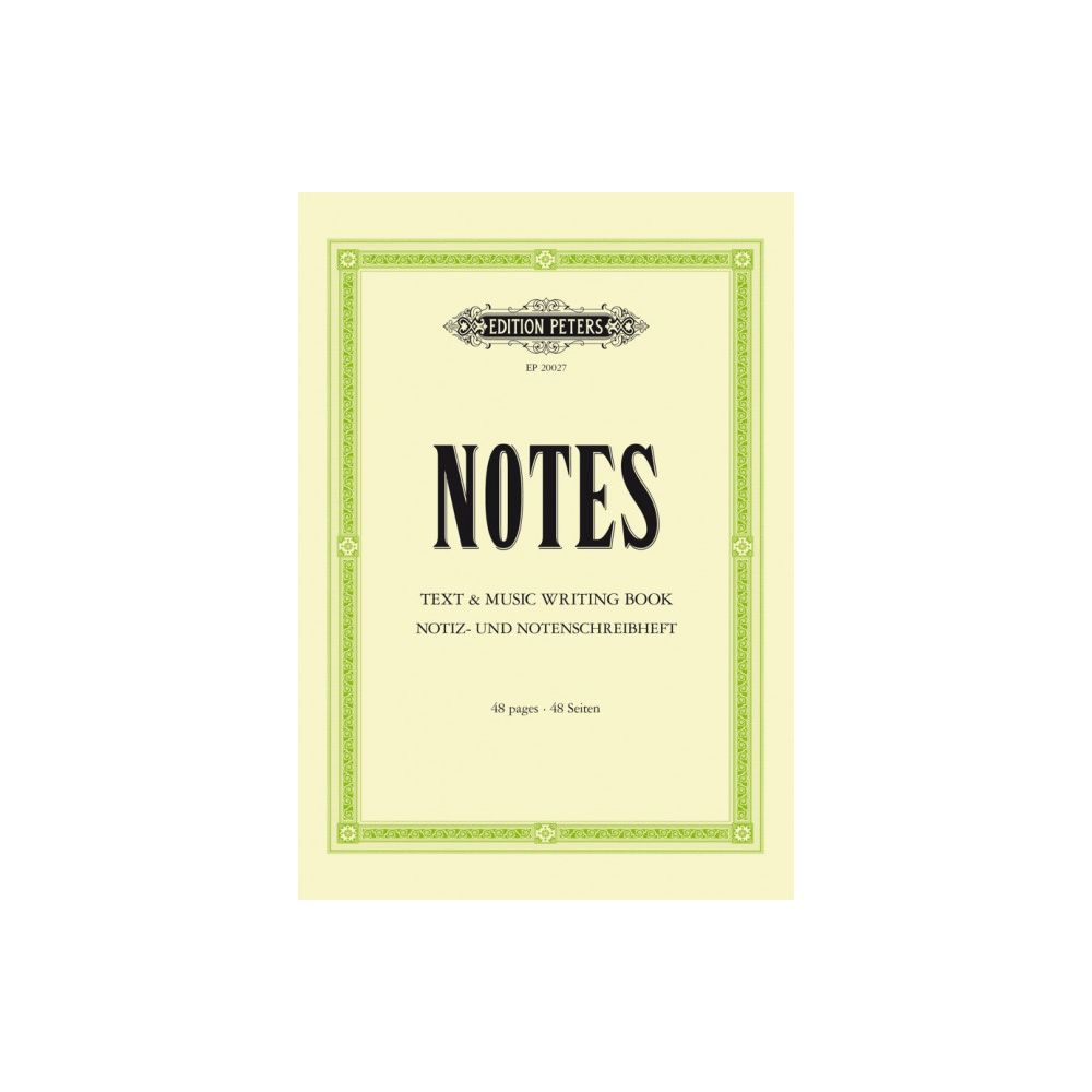 Notes Text & music Writing book