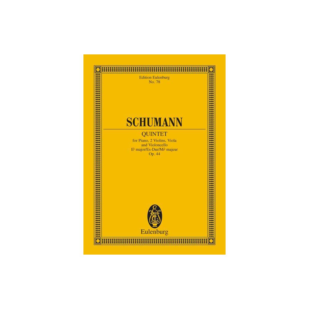 Schumann Quintet Eb Major Op. 44 Score ETP 78