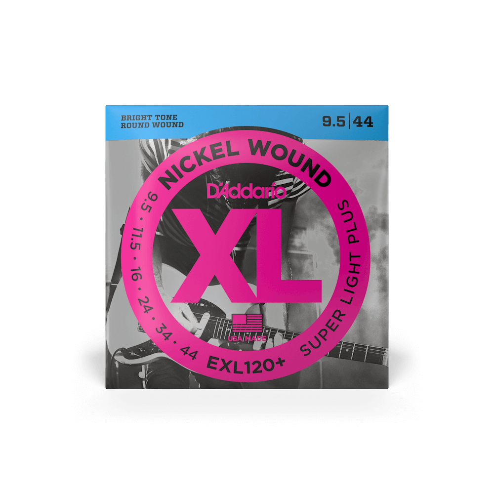 D'Addario EXL120+ Super Light Plus 9.5/44