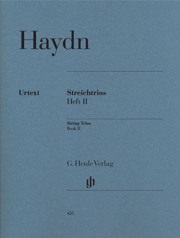 Haydn: String Trios -  Book 2 - Henle - Parts - HN425