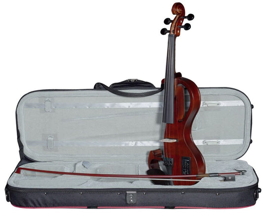 Hidersine Electric Violin O/F Zebrawood HEV3