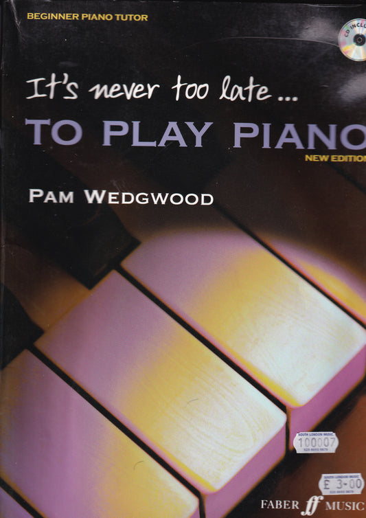 SH Its Never Too Late To Play Piano with CD 100007