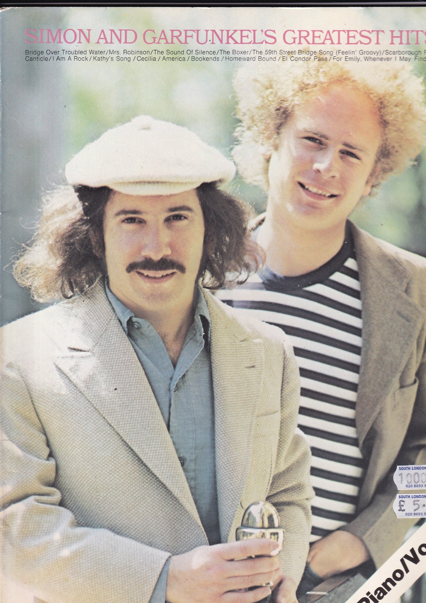 Simon and Garfunkel: Greatest Hits ~ Piano-Vocal ~ Second Hand