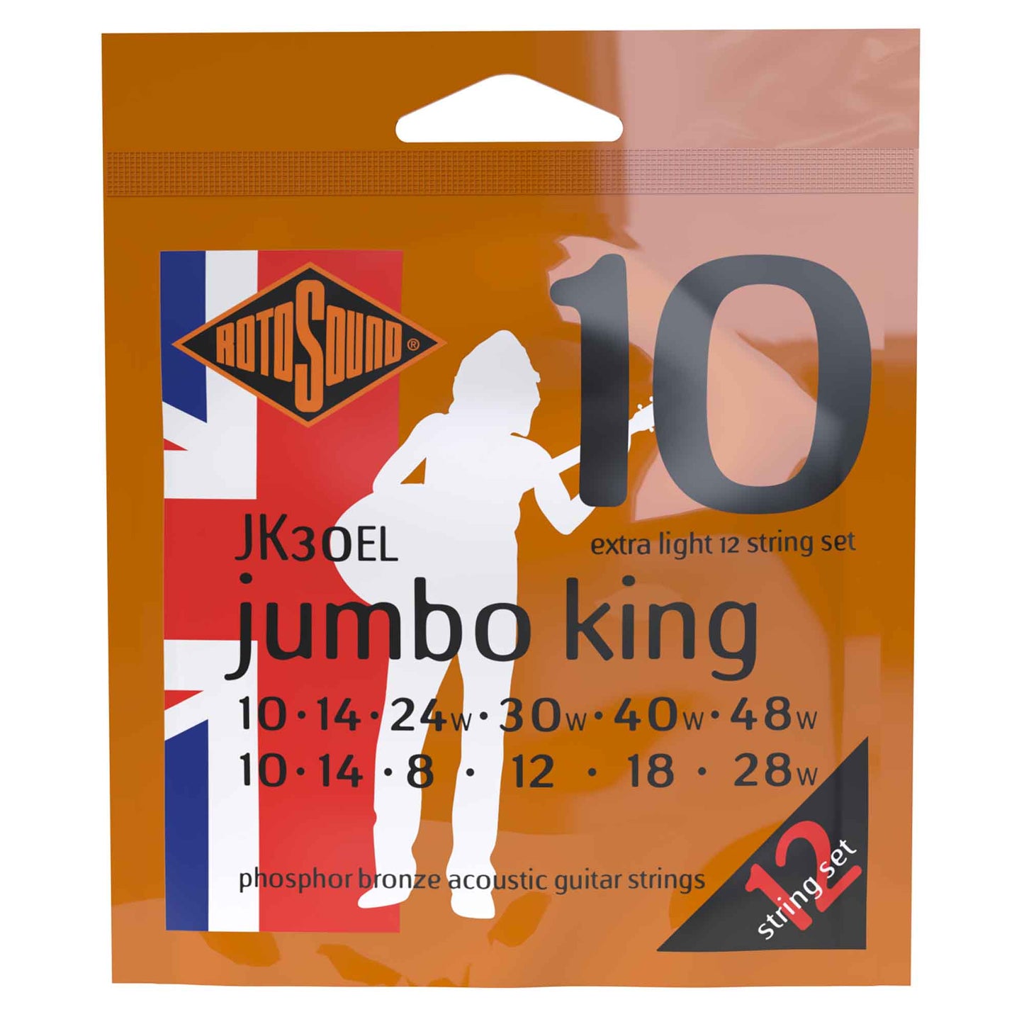 Rotosound Jumbo King Phospher Bronze 10 DONT