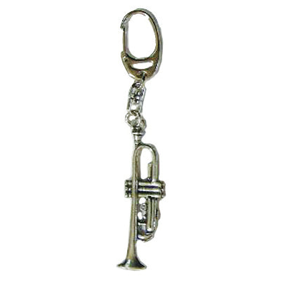 Keyring Pewter Trumpet MG
