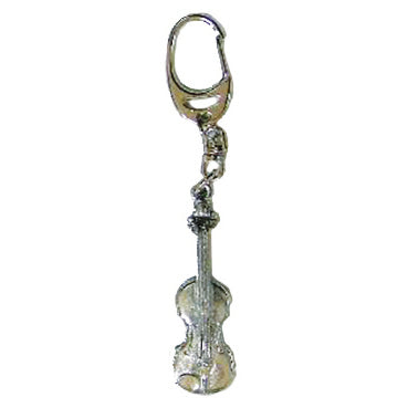 Keyring Pewter Violin MG