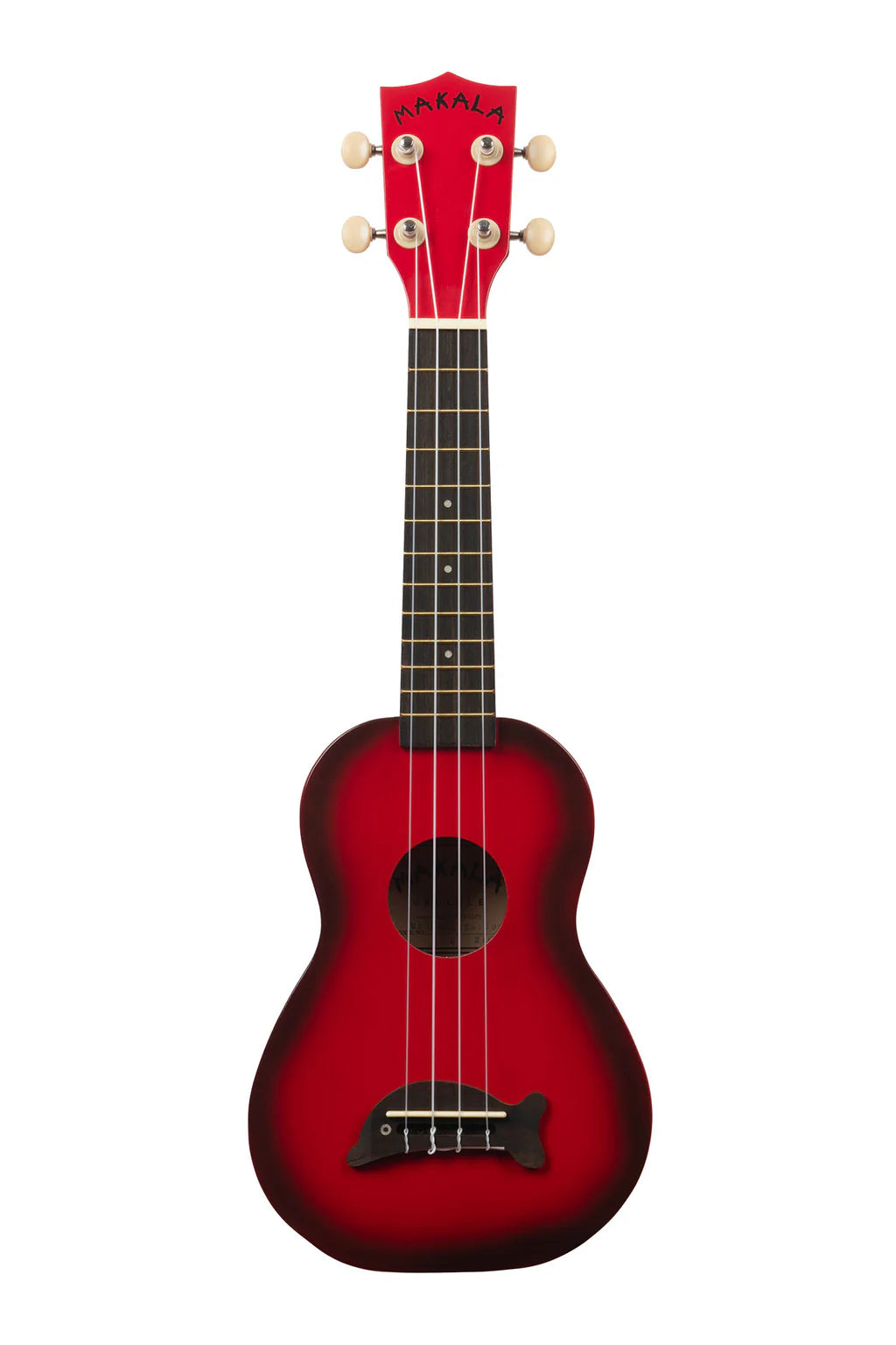 Makala Soprano Ukulele Solid Red Burst