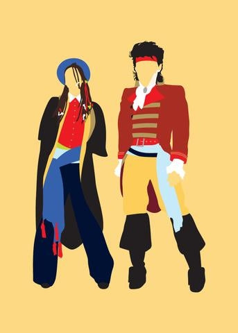 Card New Romantics Pop Art
