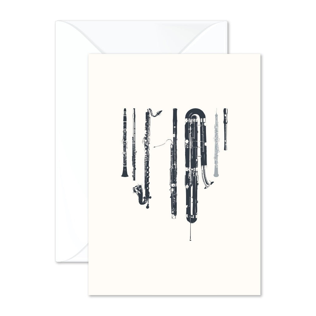 Card Vintage Woodwind MYV