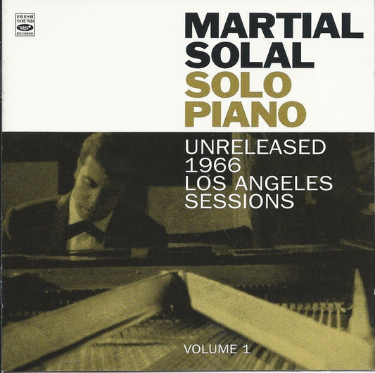 Martial Solal Solo Piano LA Sessions CD