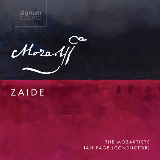 Mozart Zaide CD Classical Opera SIG