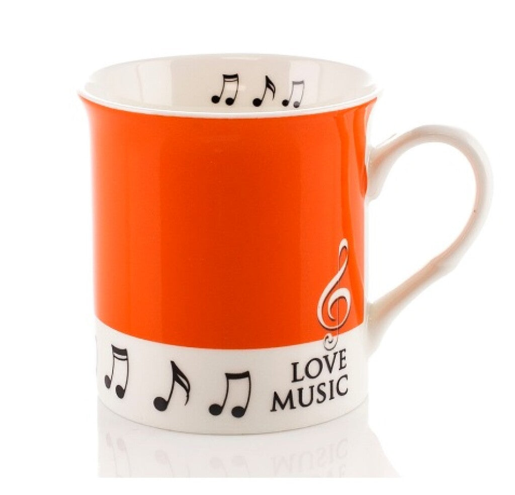 Mug Colour Block Orange Little Snoring