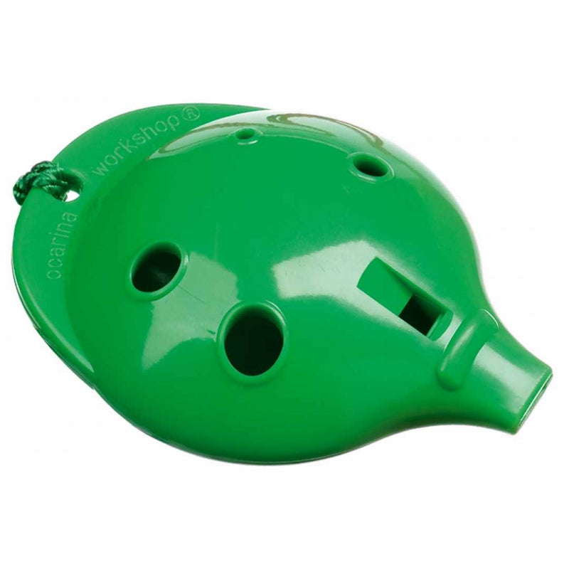 Ocarina Alto 6 Hole Clam Pack Green