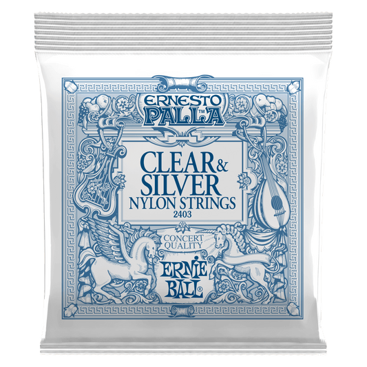 EB EP Nylon Clear & Silver Set Strings Concert Qua