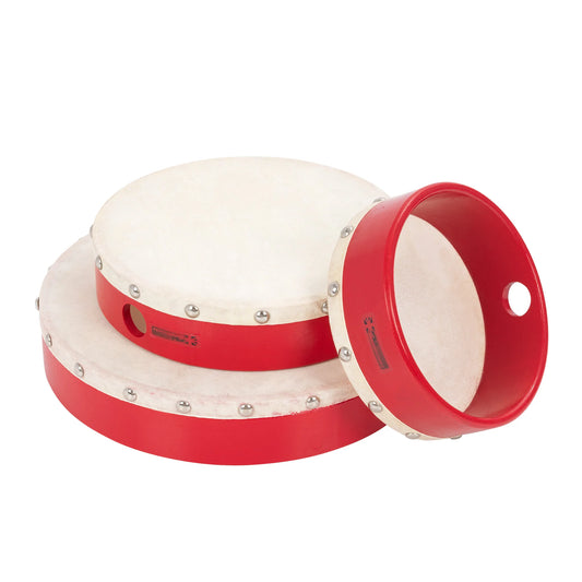 Tambourines Set of 3 6'/8'/10' Red PP03