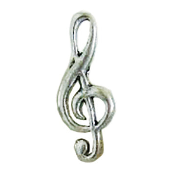 Pewter Badge Treble Clef