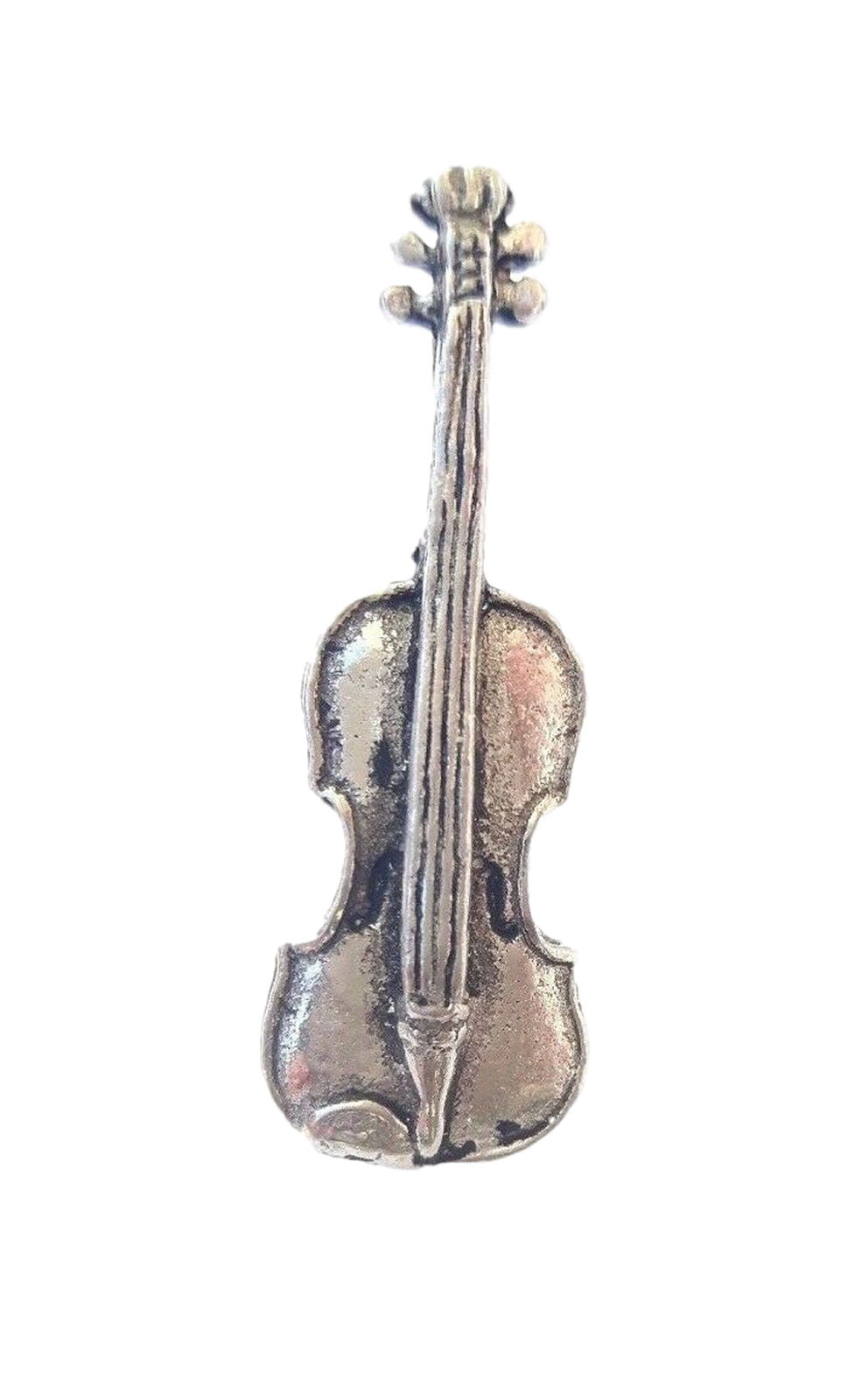 Pewter Badge Violin MG6