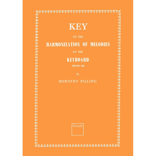 Pilling Key to Harmonisation Bk3 Orange