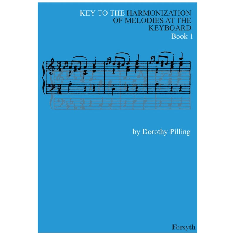 Pilling Key to Harmonisation of melodies at the keyboard Book 1 Blue