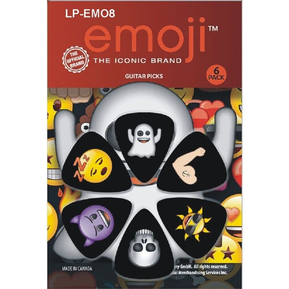 Plectrum Emoji Perris 6Pk EMO8