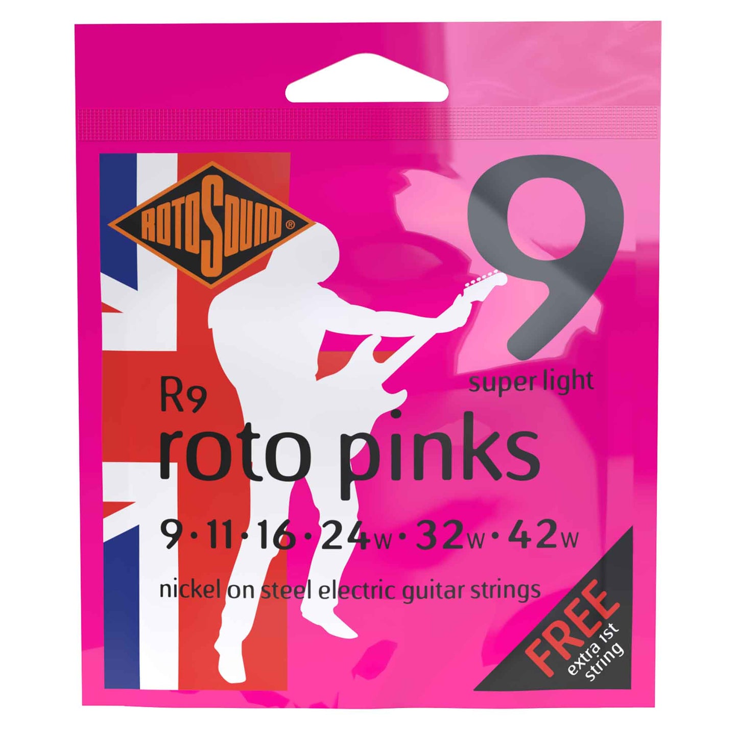 Rotosound Pinks 9-42 Super Light Electric