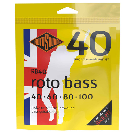 Rotosound Bass Gtr Strings RB40 Medium*