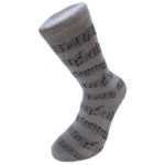 Socks Grey Manuscript MG011