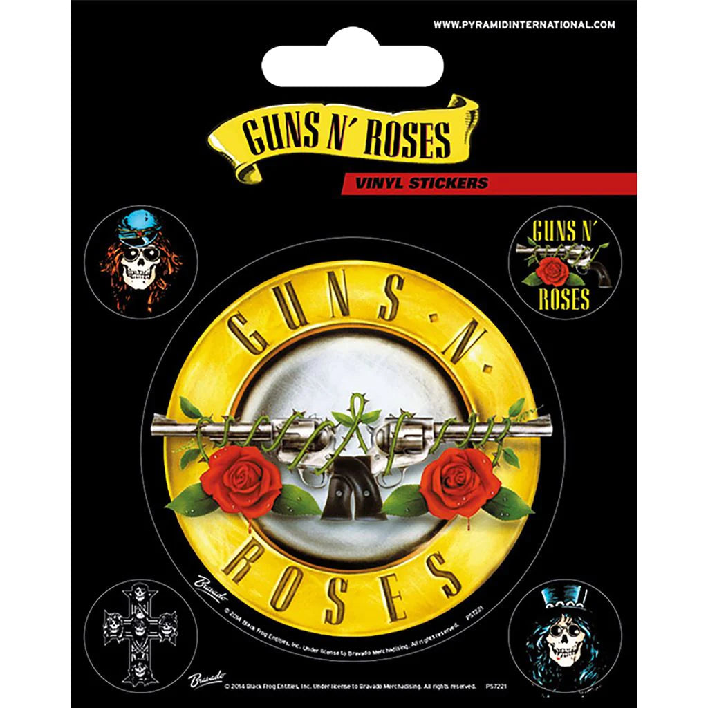 Stickers Guns n Roses Bullet Logo MEX P