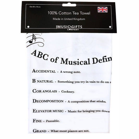 Tea Towel ABC Musical Definitions TT05