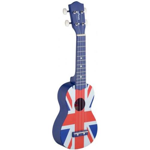 Ukulele Stagg UK Flag Linden w/Gigbag
