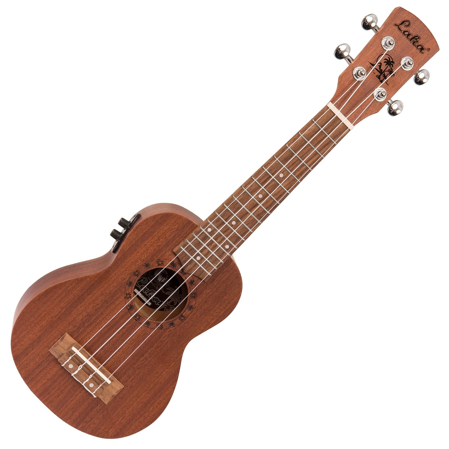 Ukulele Laka Soprano Electro Mahog VUS10