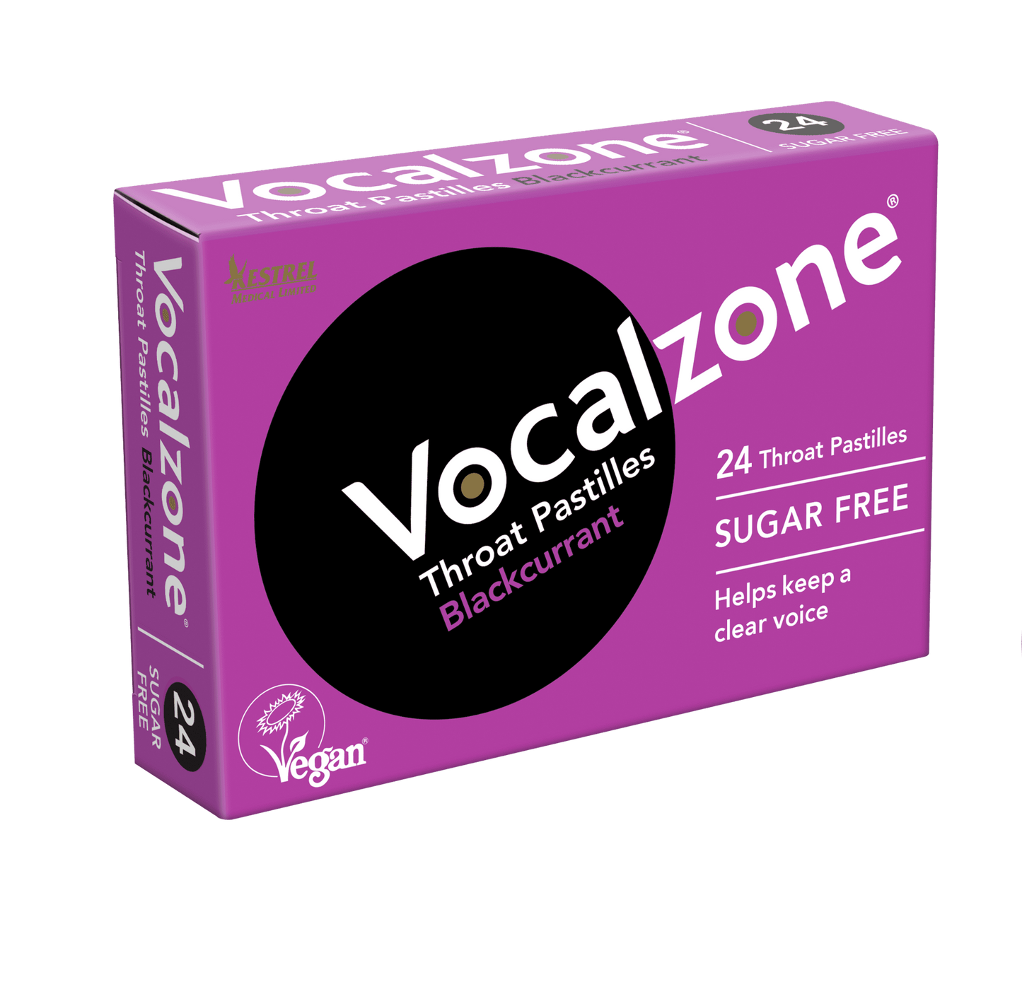 Vocalzone Throat Pastilles Blackcurrant