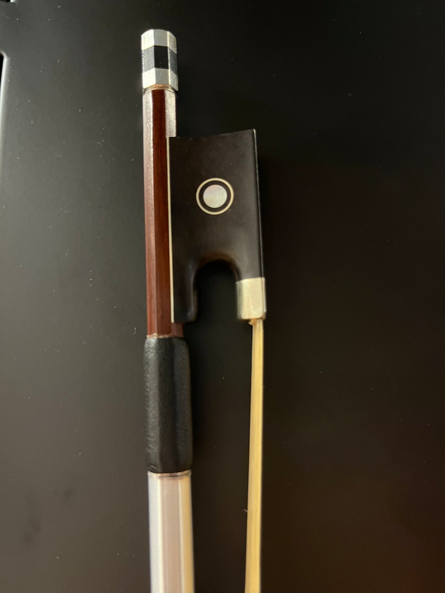 Vln Bow 1/2 Octag Brazil Full Ebony 1533XE