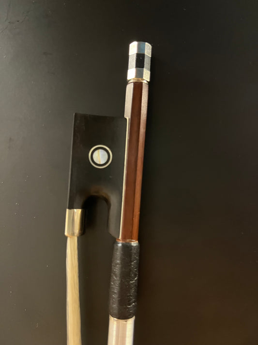Vln Bow 1/4 Octagonal Brazil Full Ebony