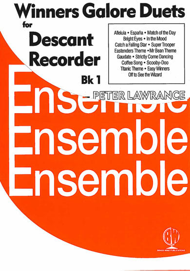 Lawrance: Winners Galore Duets - Descant Recorder - Book 1