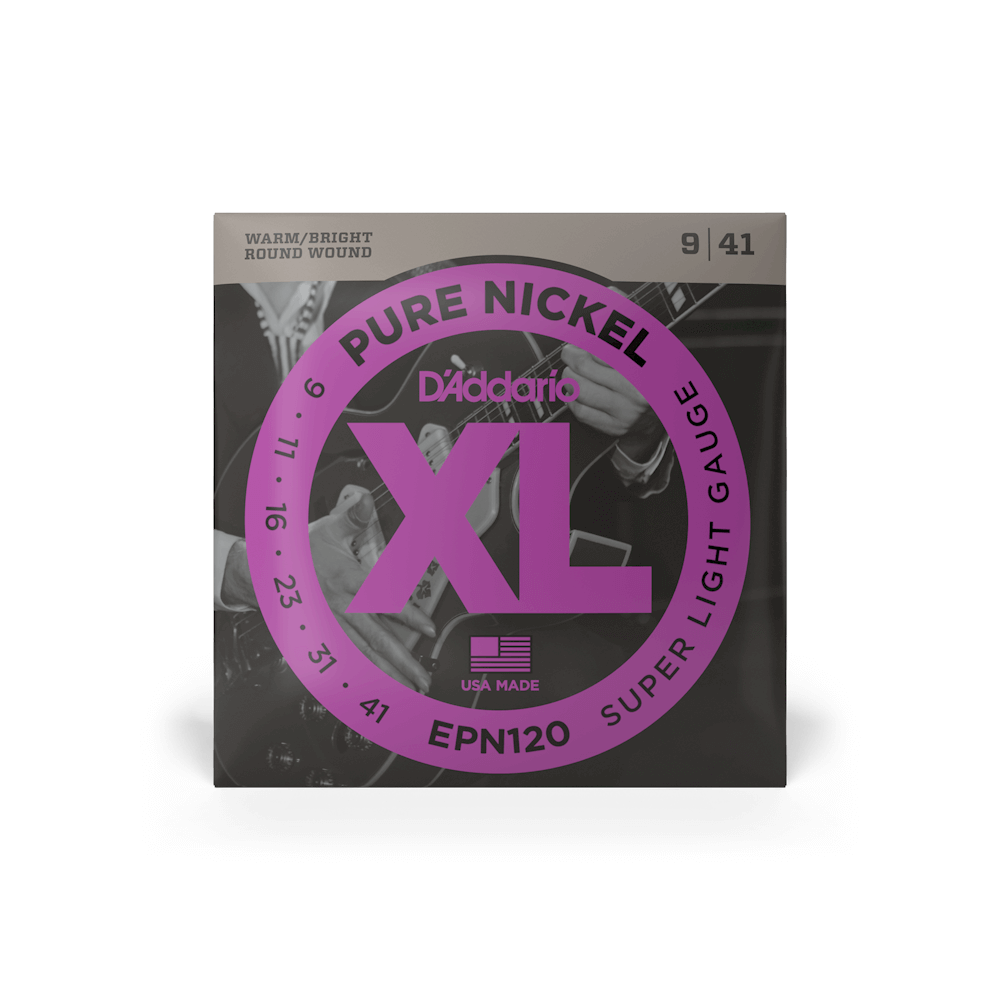 D'Addario EPN120 XL Pure Nickel Super Light