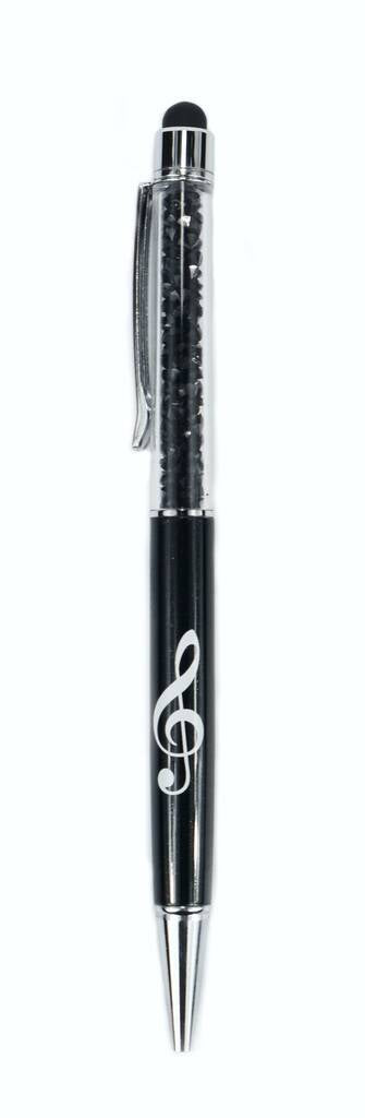 Stylus Pen Treble Clef Black Crystal AGFTYB2000