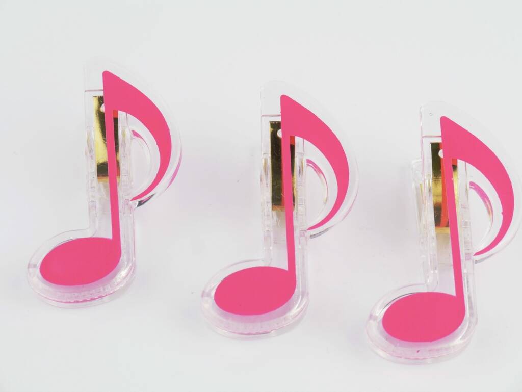 Clip Quaver Pink 7cm