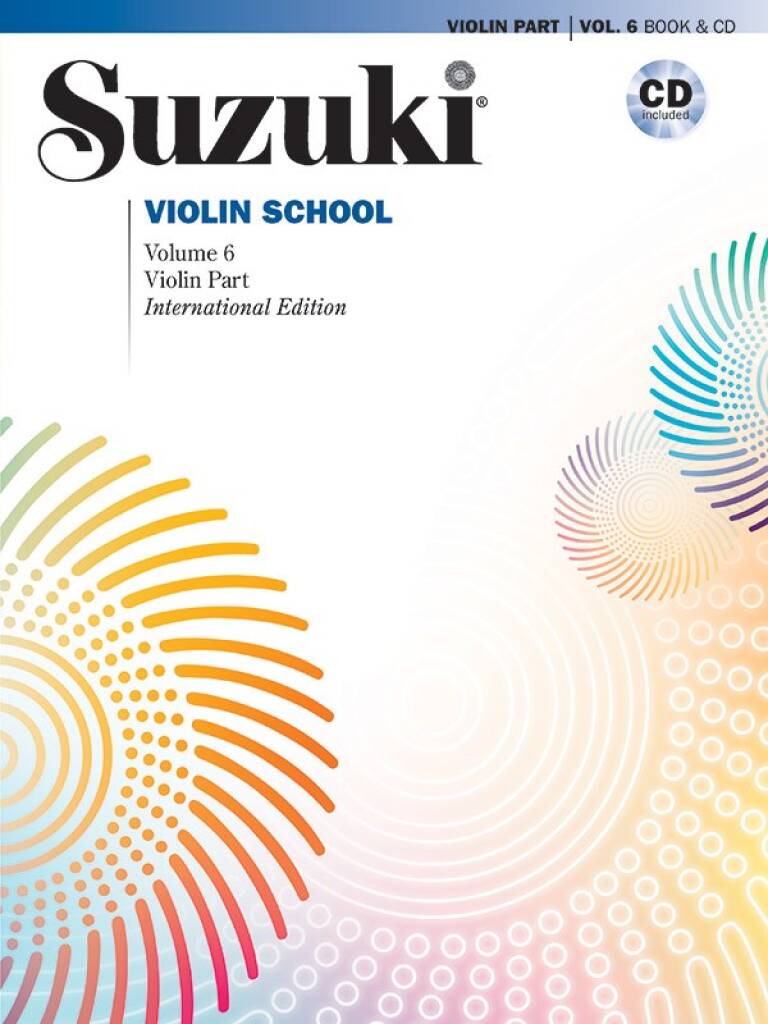 Suzuki Violin School Volume 6 Part + CD International Edition
