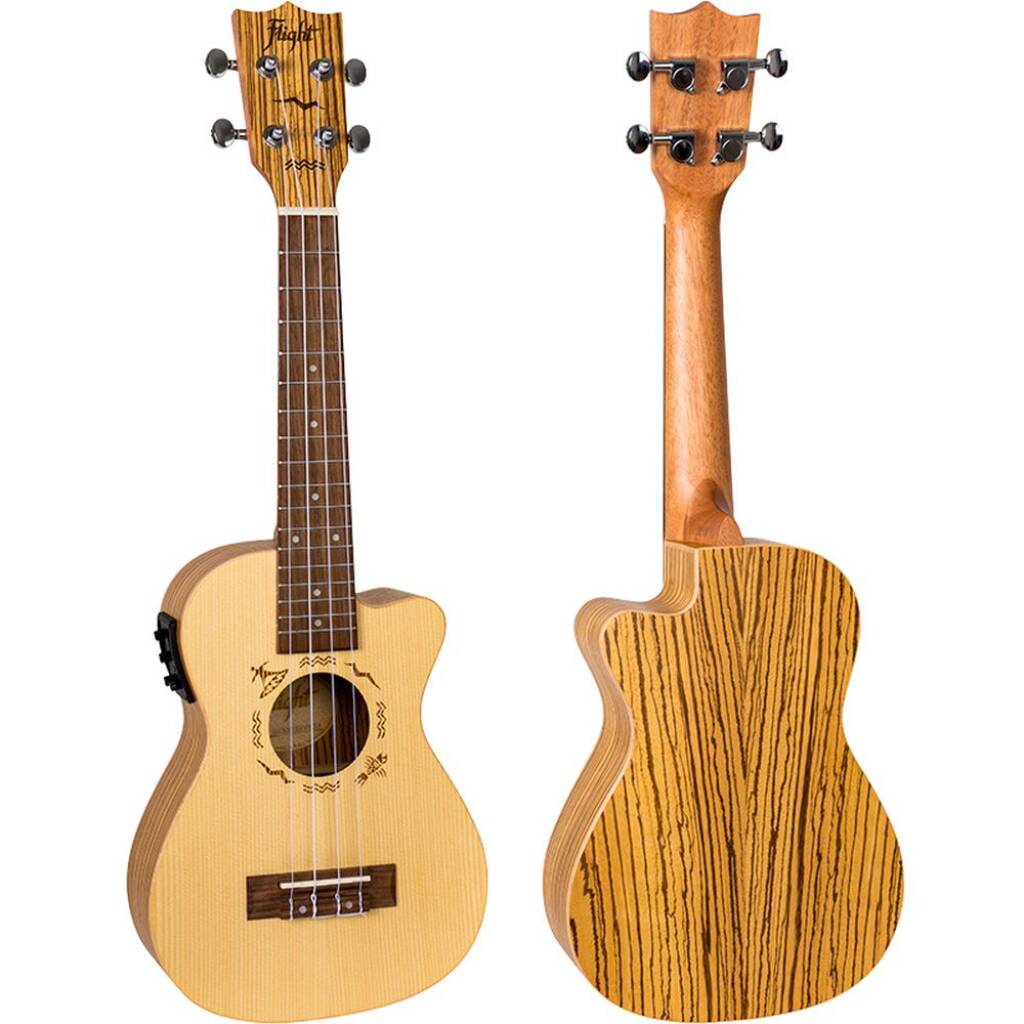 Ukulele Flight Concert Electro Ac DUC328