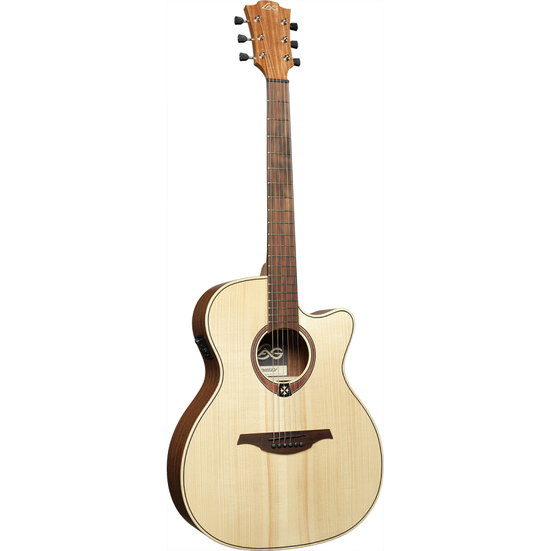 LAG T70ACE Electro-Acoustic Cutaway Auditorium Guitar